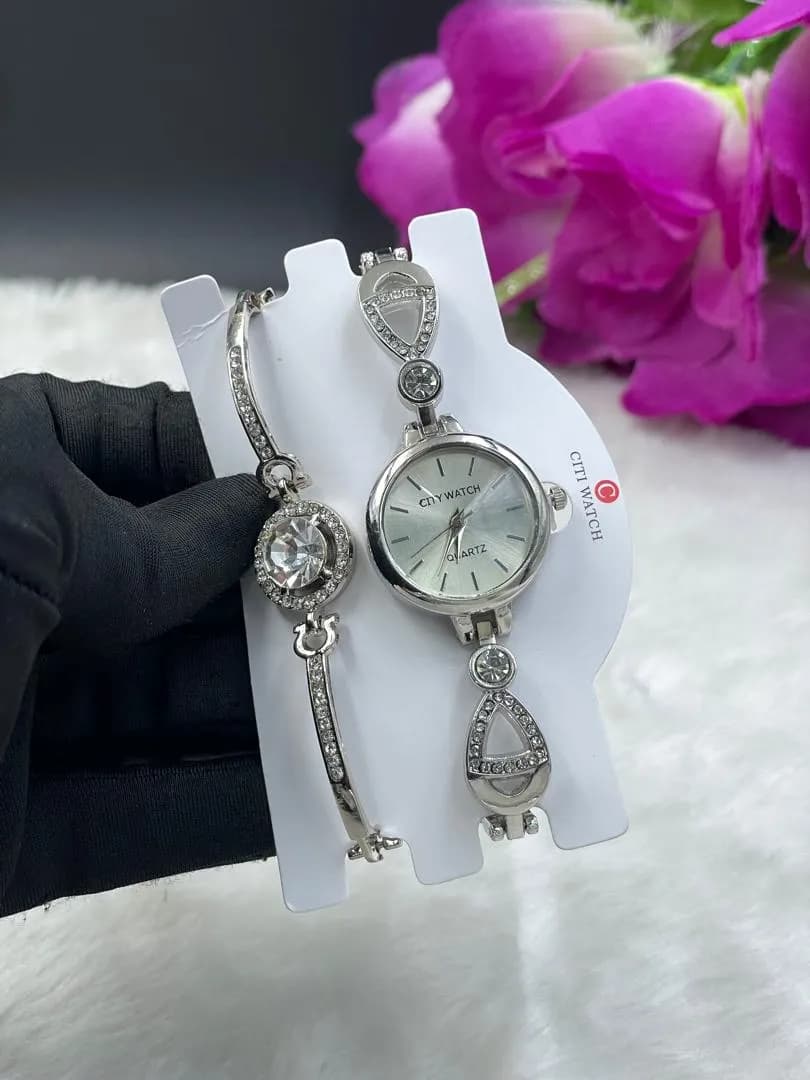 Wristwatch and bracelet combo - 3