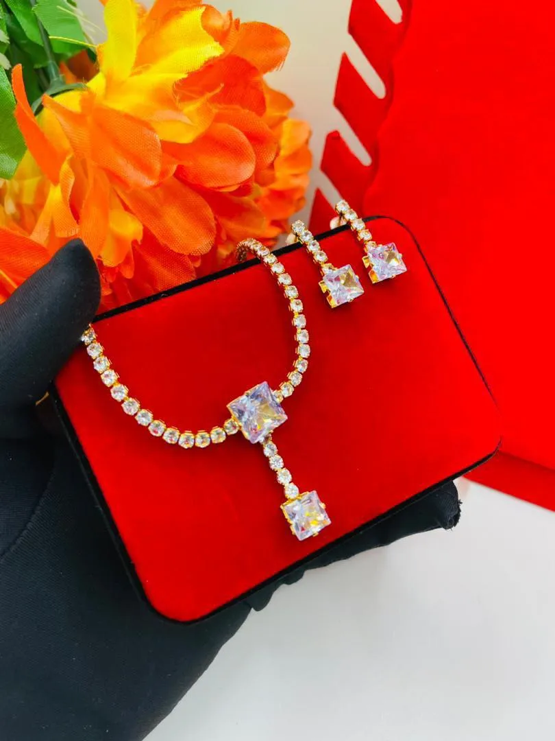 Custom Earrings and Necklace Set - 5