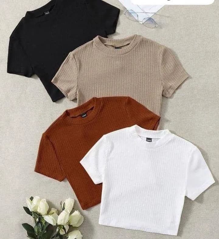 Plain crop top - 2