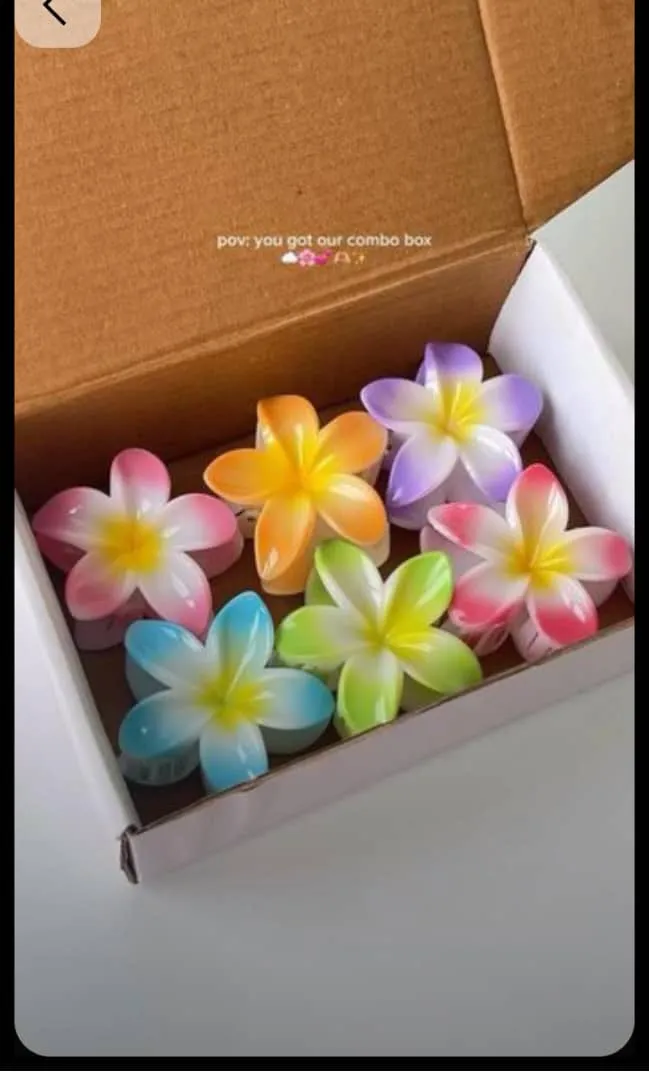 1/2 claw clip, 1 big headband,with one scrunchies - 2